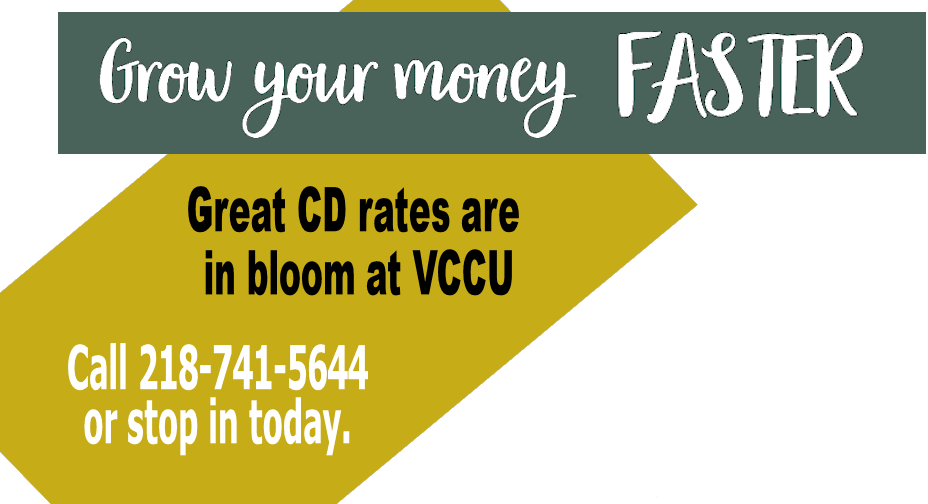 Grow your money with a CD from VCCU