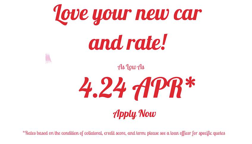 Love your new car rate