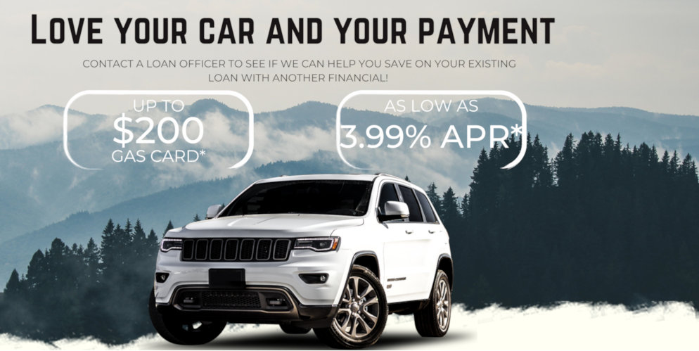 Special rate on Auto Loans