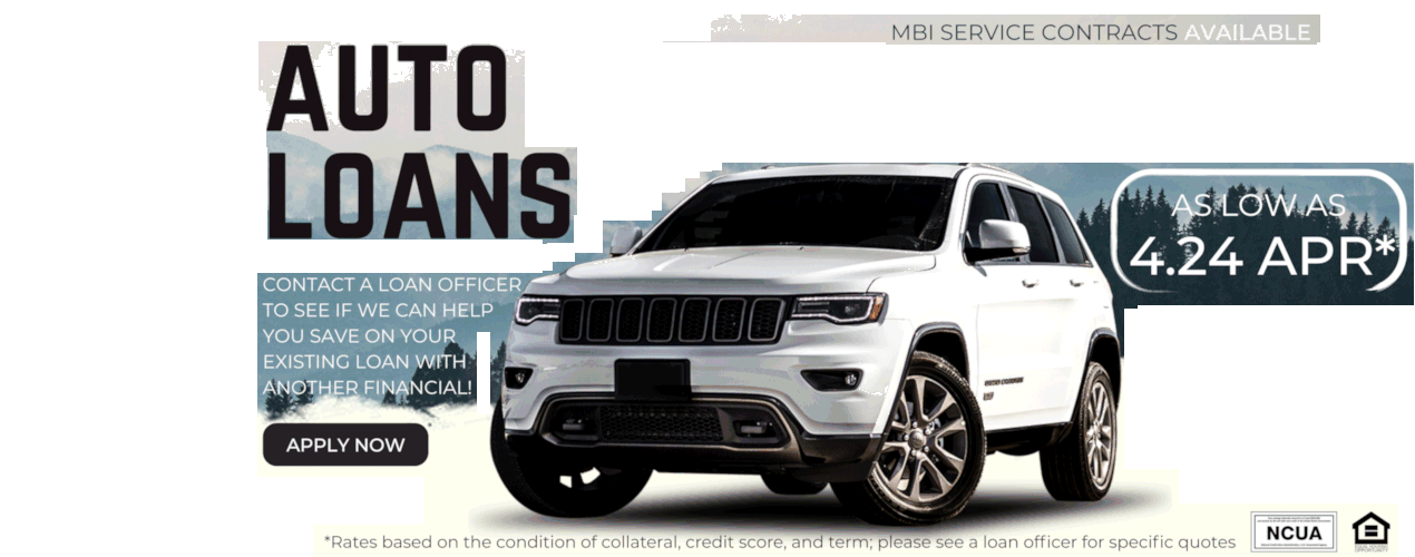 Special rate on Auto Loans